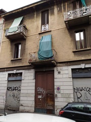 Милан. Дом в котором родился и вырос Адриано Челентано